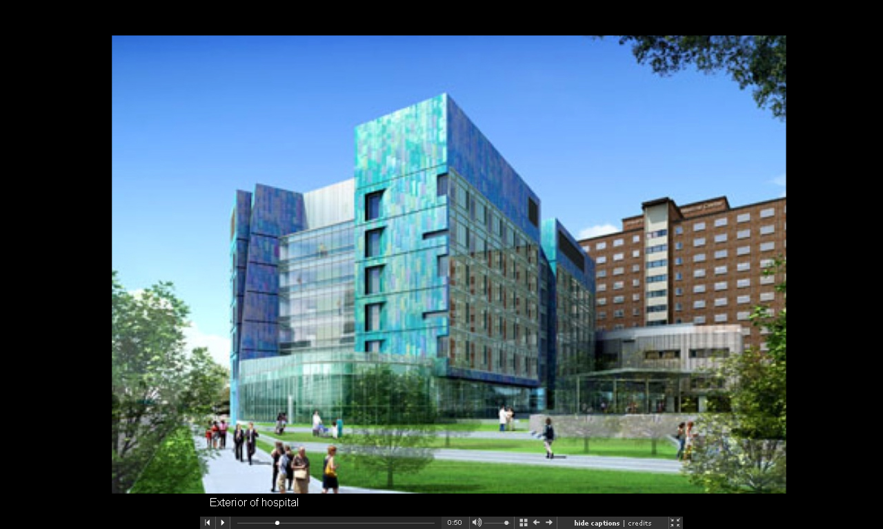 Design for Fairview Hospital campus located on Riverside Avenue
