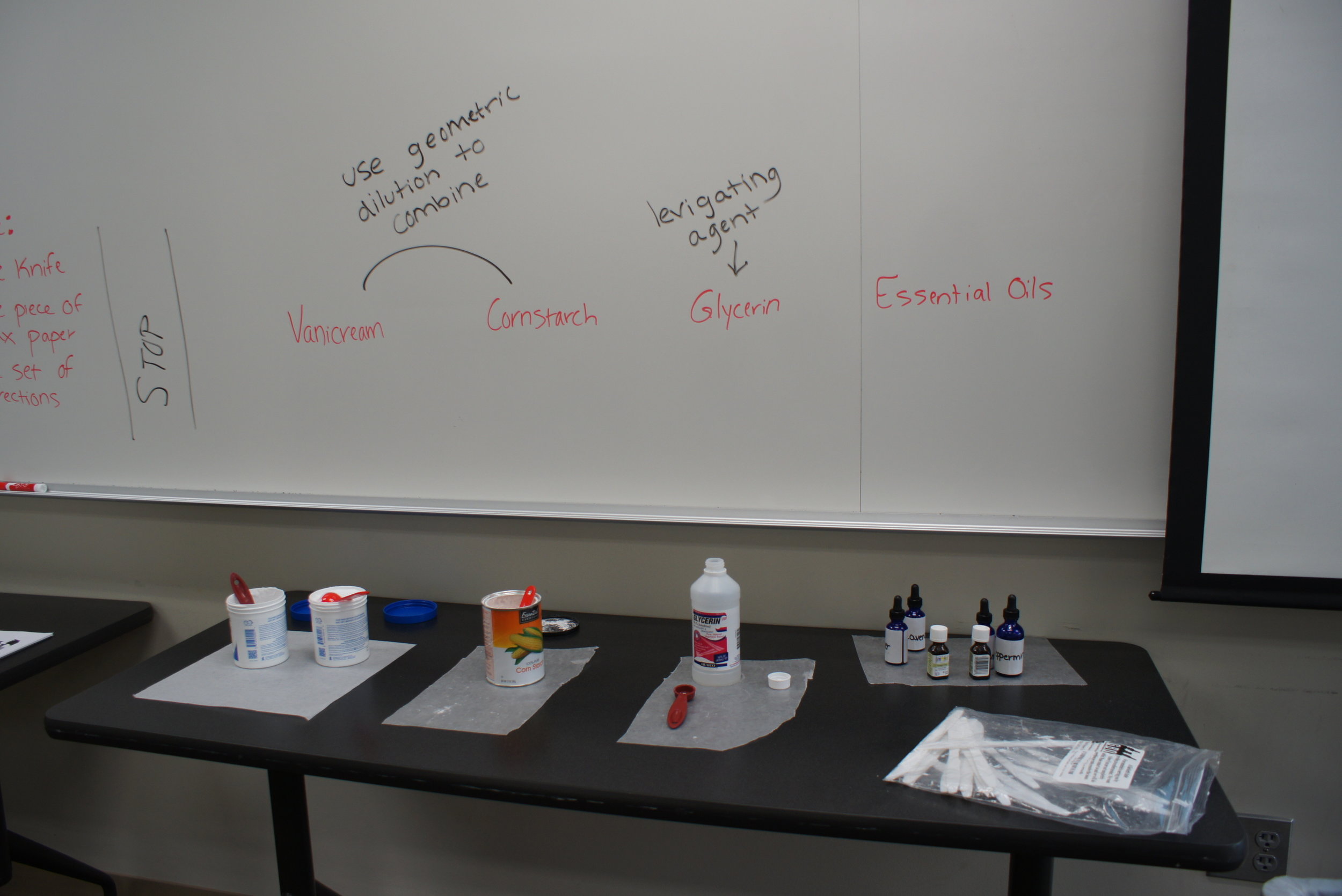   Shannon Greely, Recruiting Coordinator at the University of Minnesota College of Pharmacy, talked to the students about the timeline for pharmacy school and what to expect in a pharmacy career. Students also completed a hands-on compounding activit