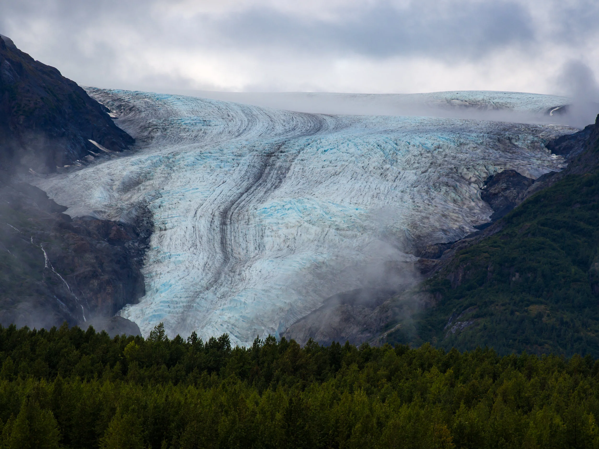 Exit Glacier, seen from Glacier Road