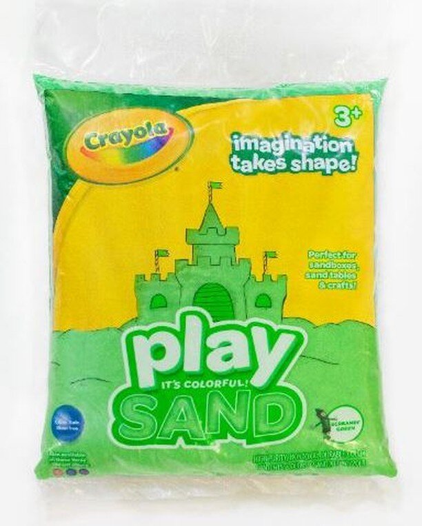 Happy St. Patrick's Day!  Today's lucky color is Screamin' Green!  Pick up a bag at your local Walmart in the Garden Center. https://bit.ly/36khygC  #PlaySand #CrayolaPlaySand #Crayola #Sandbox #ColorSand #BackyardFun #KidActivities #Playtime #Spring