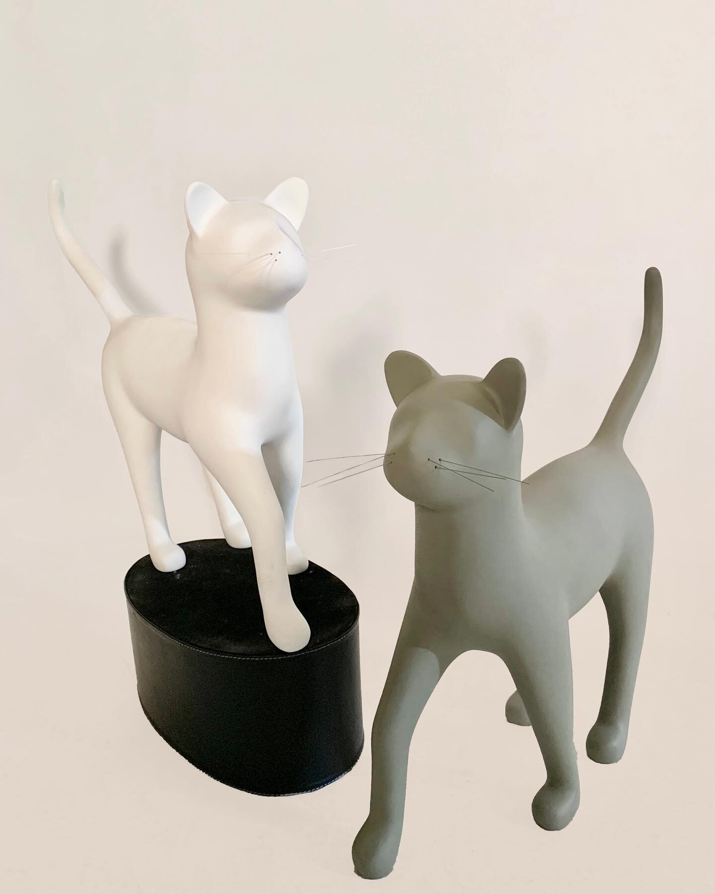 🐈Cute cats on your display 🐈&zwj;⬛
100% Fiberglass Resin with Matte water-based paint

We can create your own animals with different sizes and colors
Have your cute mascot🐱!
.
.
.
#mannequin #animalart #catlover #catmodel #3dmodeling #3dart #visua