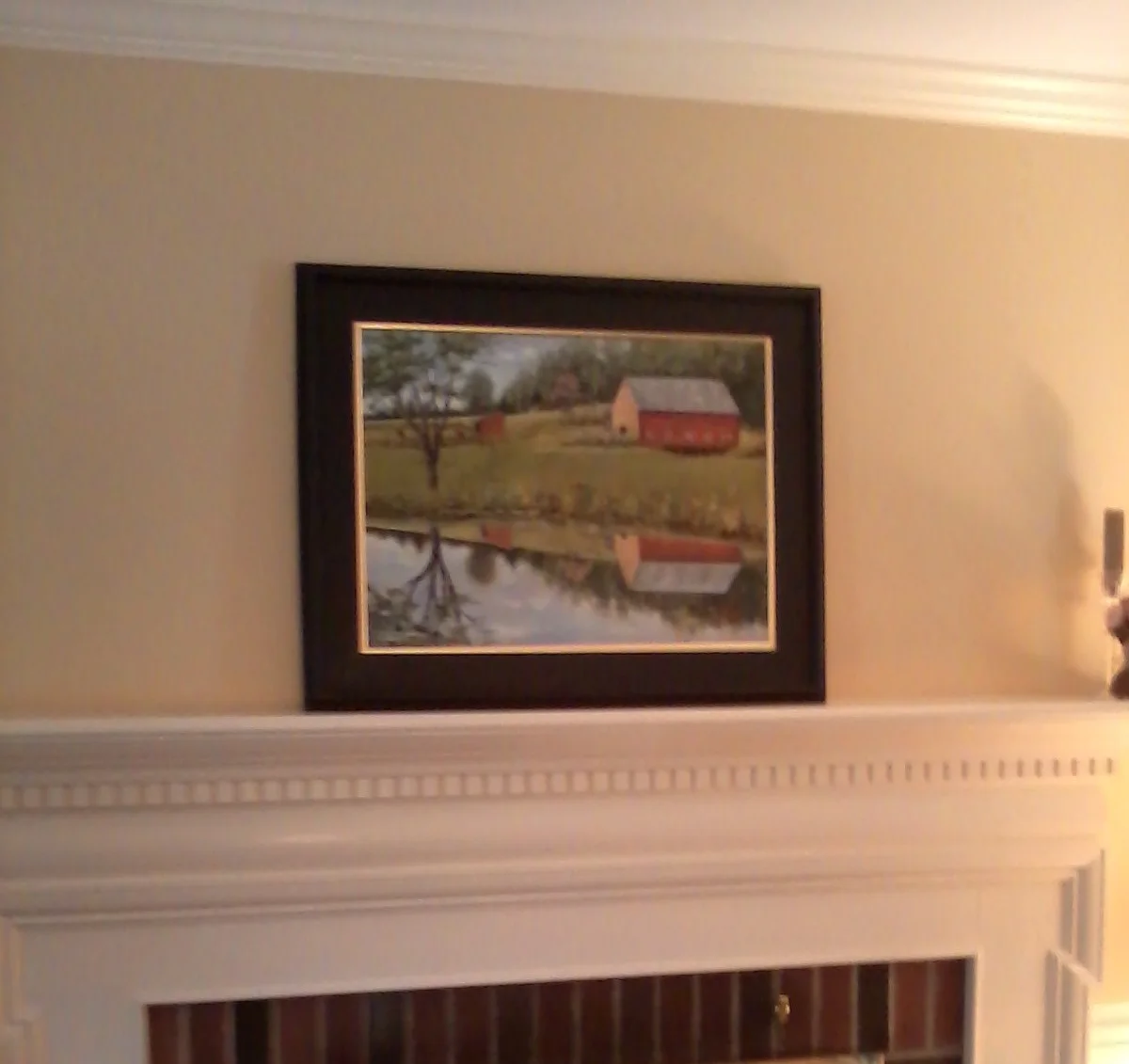 Always satisfying to see it framed and in it's new home