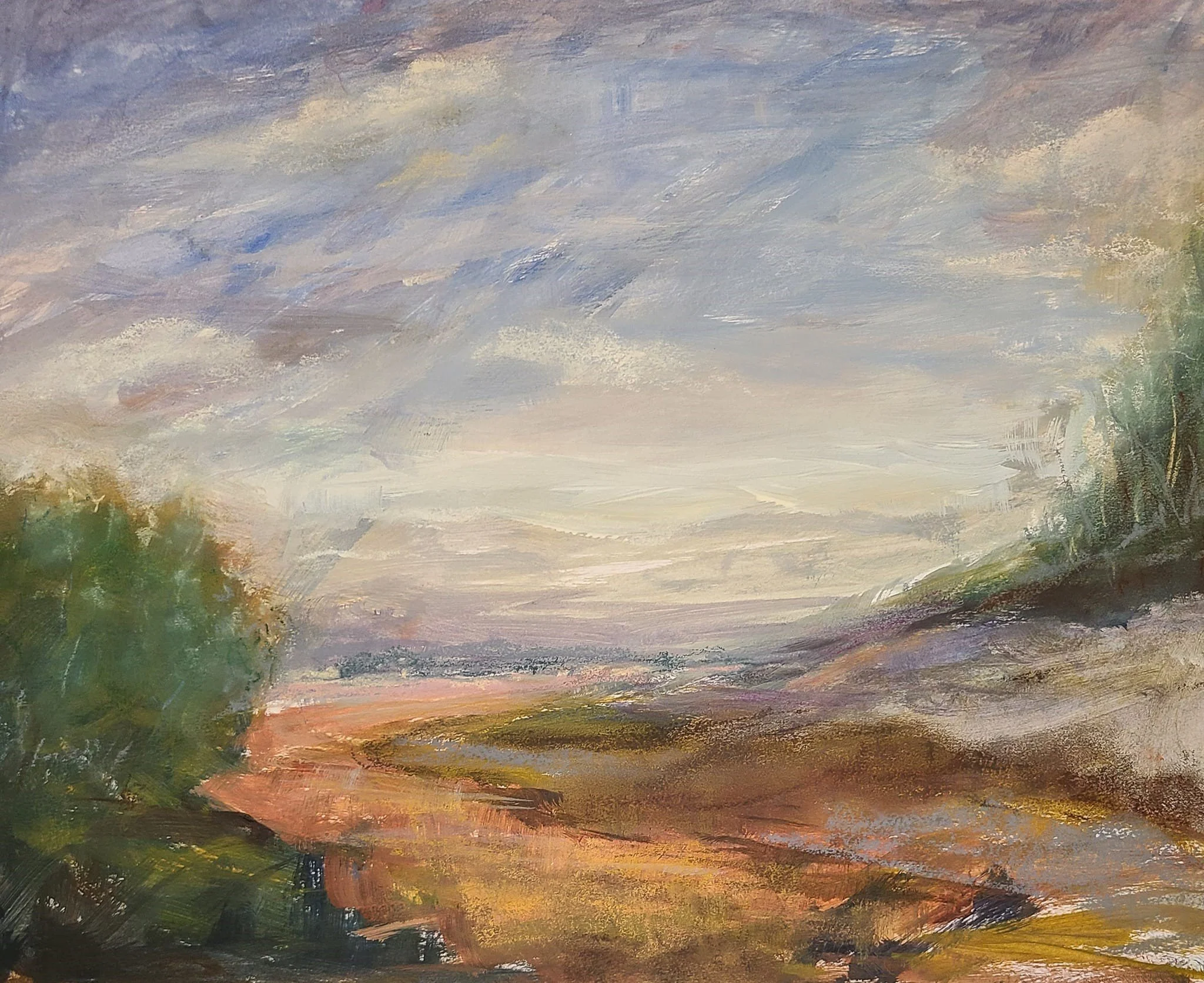 Long and Winding Road - mixed media .jpg