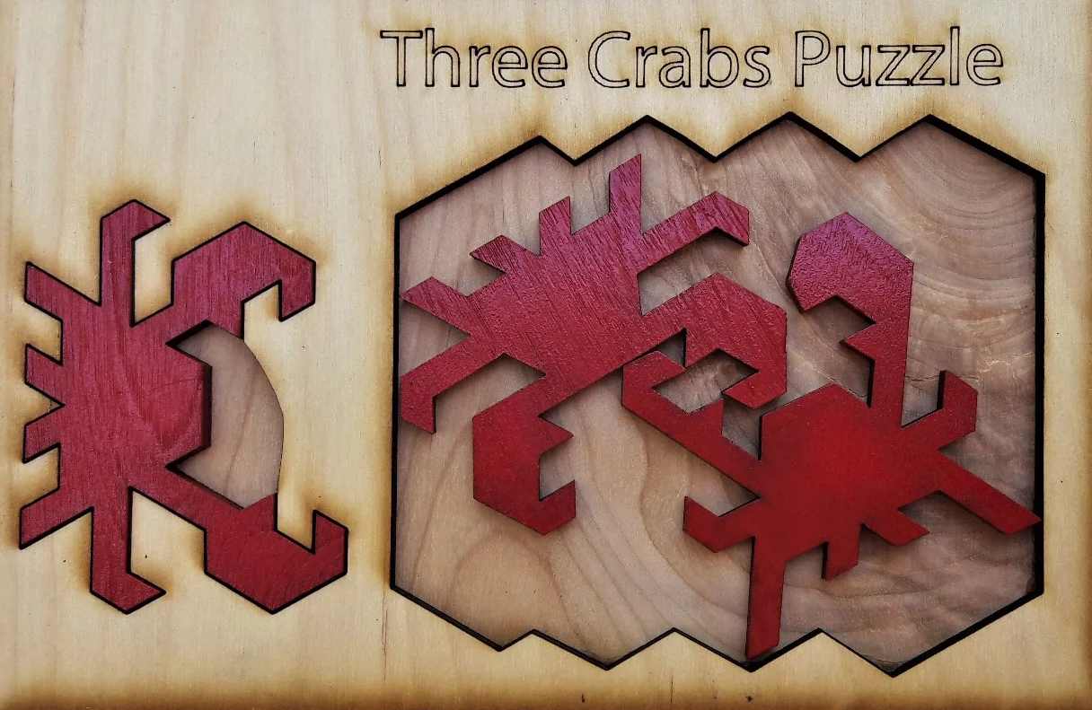 Palmetto Puzzle Works Three Crab | Charleston Classic Gifts