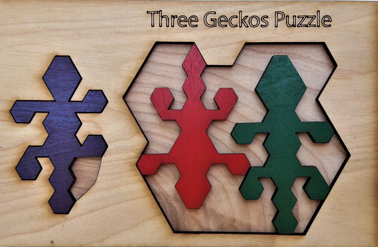 Palmetto Puzzle Works Three Geckos | Charleston Classic Gifts