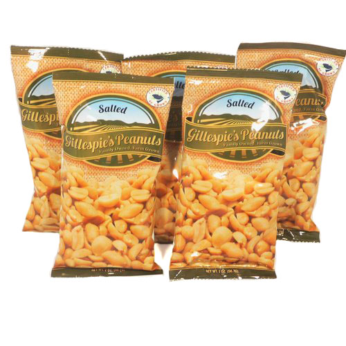5 Gillespie's Peanuts Salted 2oz | Charleston Classic Foods