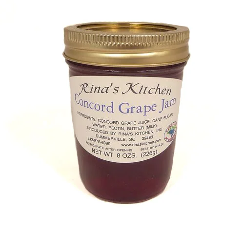 Rina's Concord Grape Jam | Charleston Classic Foods