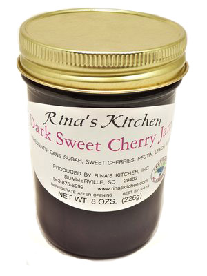 Rina's Dark Sweet Cherry Jam | Charleston Classic Foods