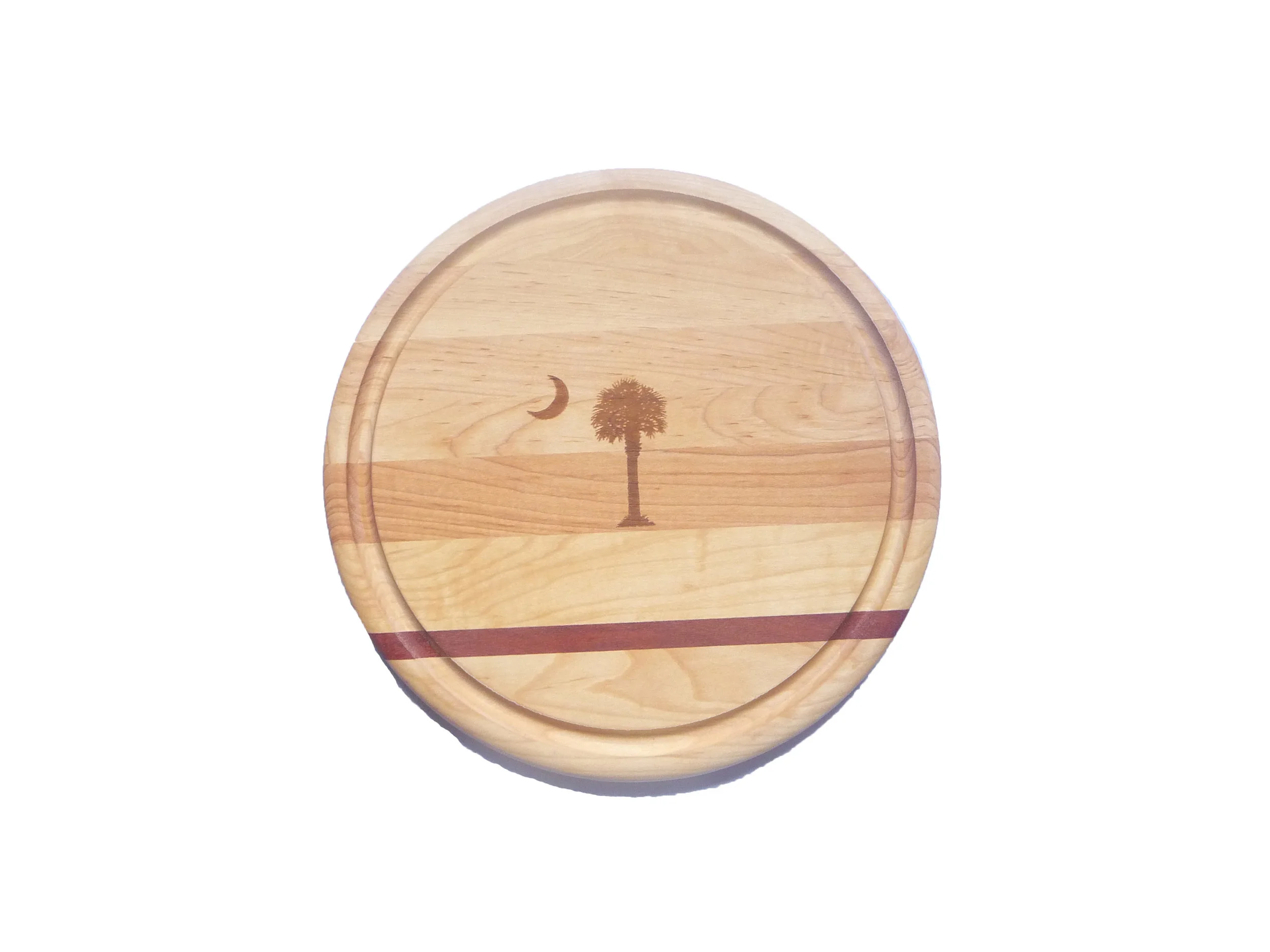 Soundview Millworks Cheese & Appetizer Circle Serving Board | Friends of Charleston Gifts