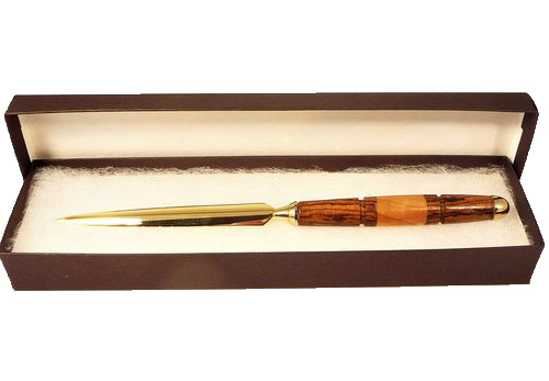 Mixed+Hard+Wood+Letter+Opener+-+24+Carat+Gold++#23AA.jpg