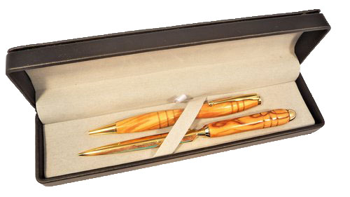 That Wood Guy Deluxe Olive Wood Pen & Letter Opener Set | Charleston Classic Gifts