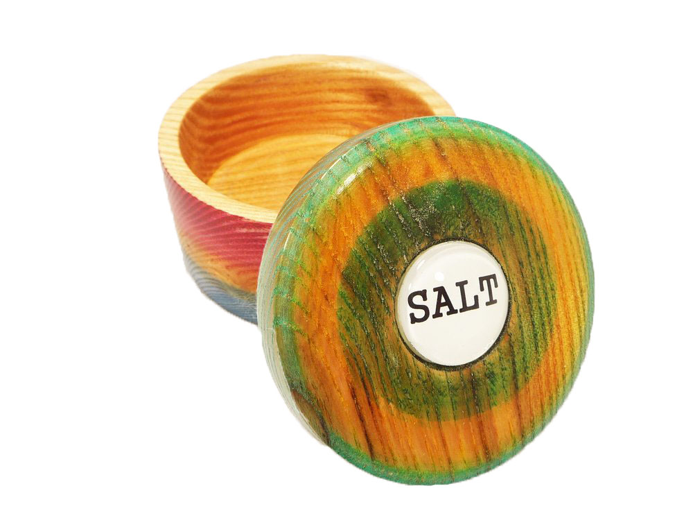 That Wood Guy Colored Salt Cellar | Charleston Classic Gifts