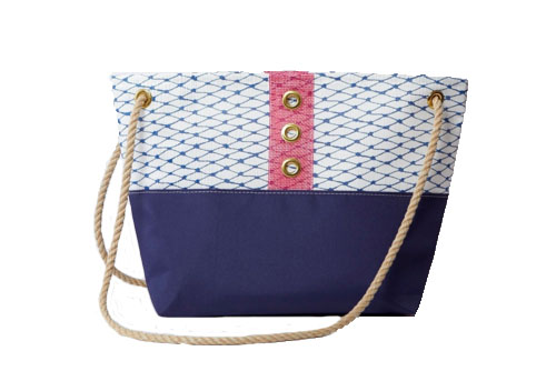 Alaina Marie Navy & Pink Tote | Friends of Charleston Gifts