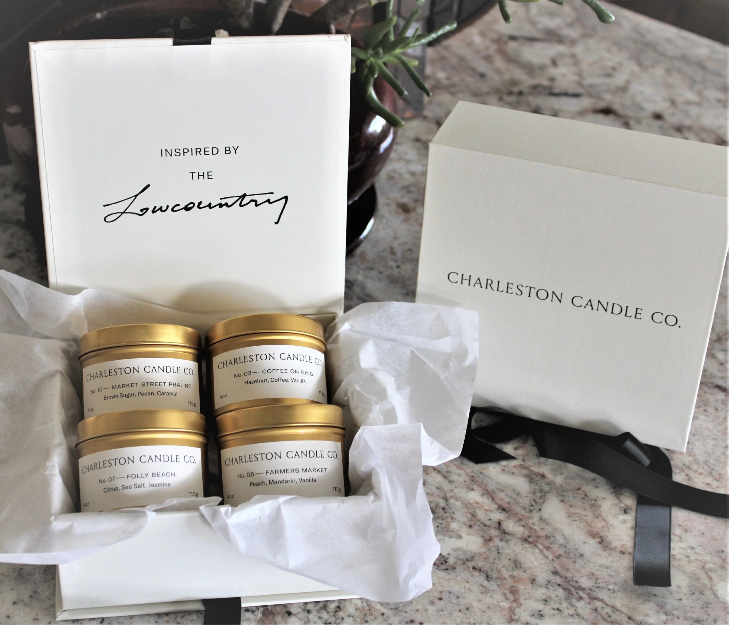 Charleston Downtown and Folly Beach Candle Set