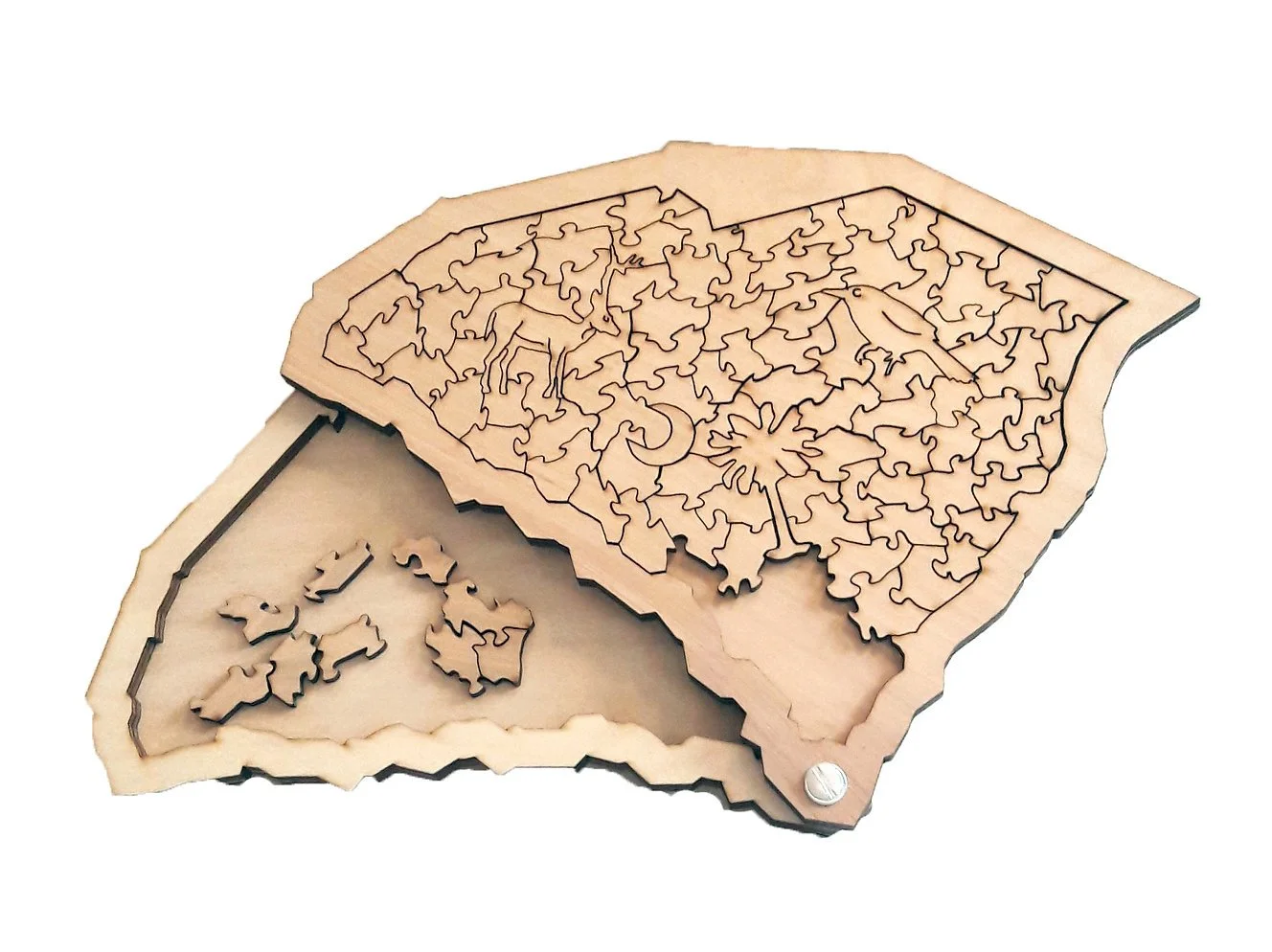 South Carolina Wooden Jigsaw Puzzle