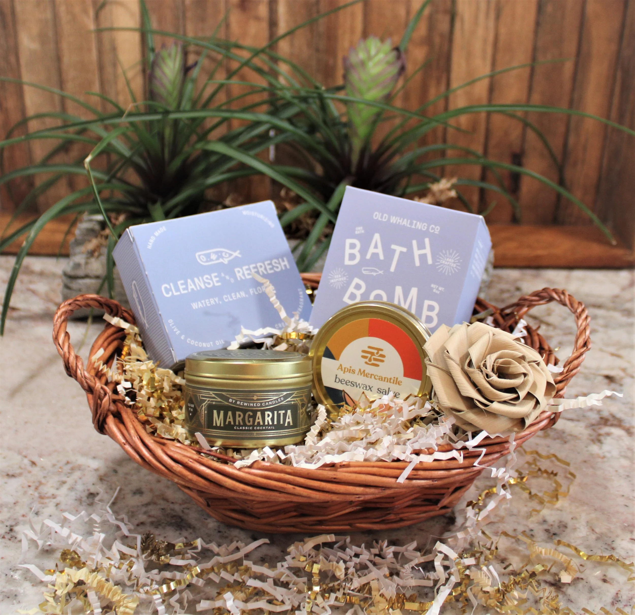 Charleston Coastal Calm Mini Spa Gift Basket