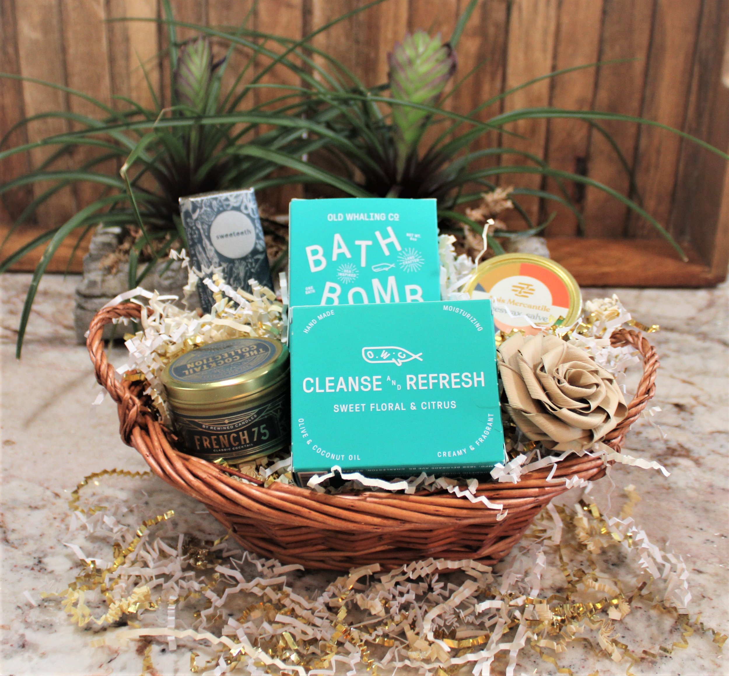 Charleston Sea La Vie Mini Spa Gift Basket