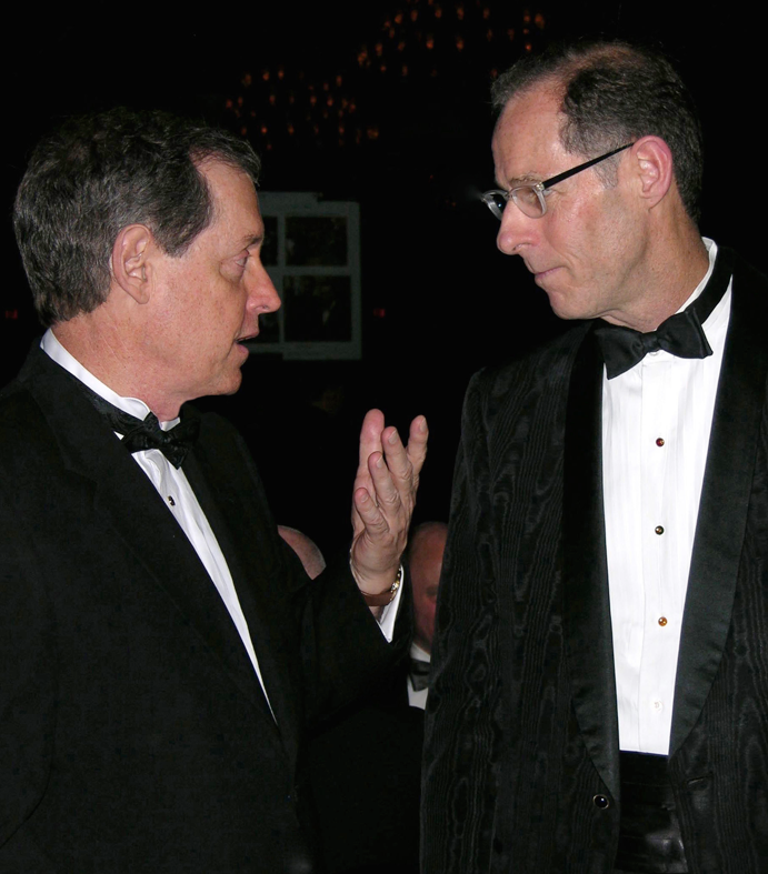 Two of the "old soldiers" ponder what the future holds for all of the new rights achieved in the federal courts (Mike Anglin, left, and Lee Taft, right)