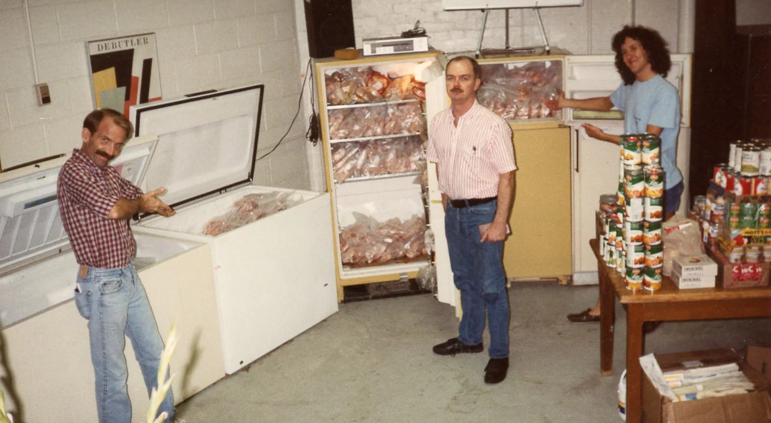  Showing off the new Food Pantry: Bill Nelson - Joe Desmond - Charles Howard