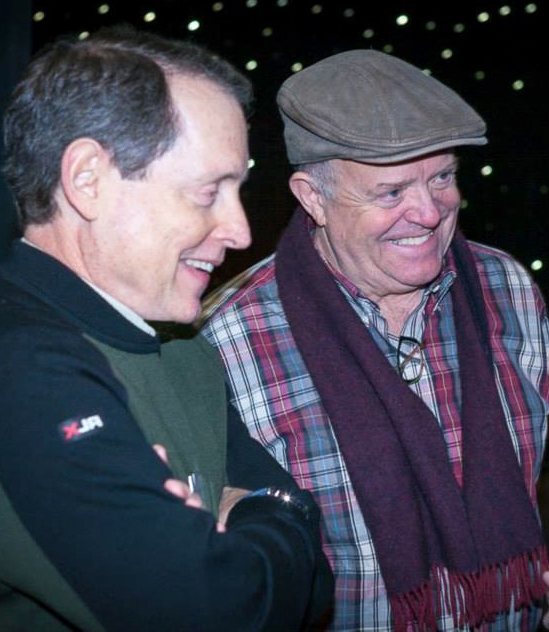 Mike Anglin and Tim York attending a public speaking presentation of The Dallas Way in 2015