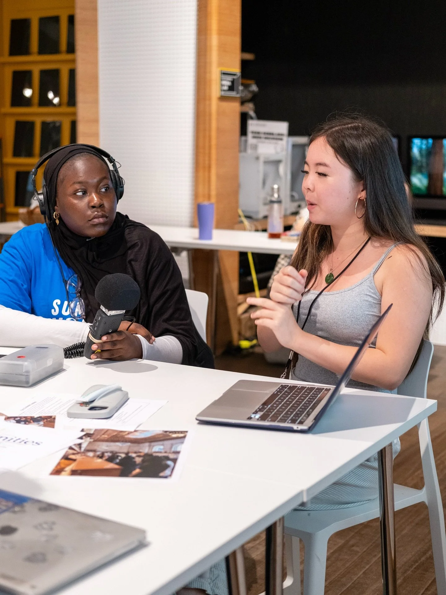 Check out some more photos from our Summer Youth Podcast Academy x New York Historical peer exchange! 📸