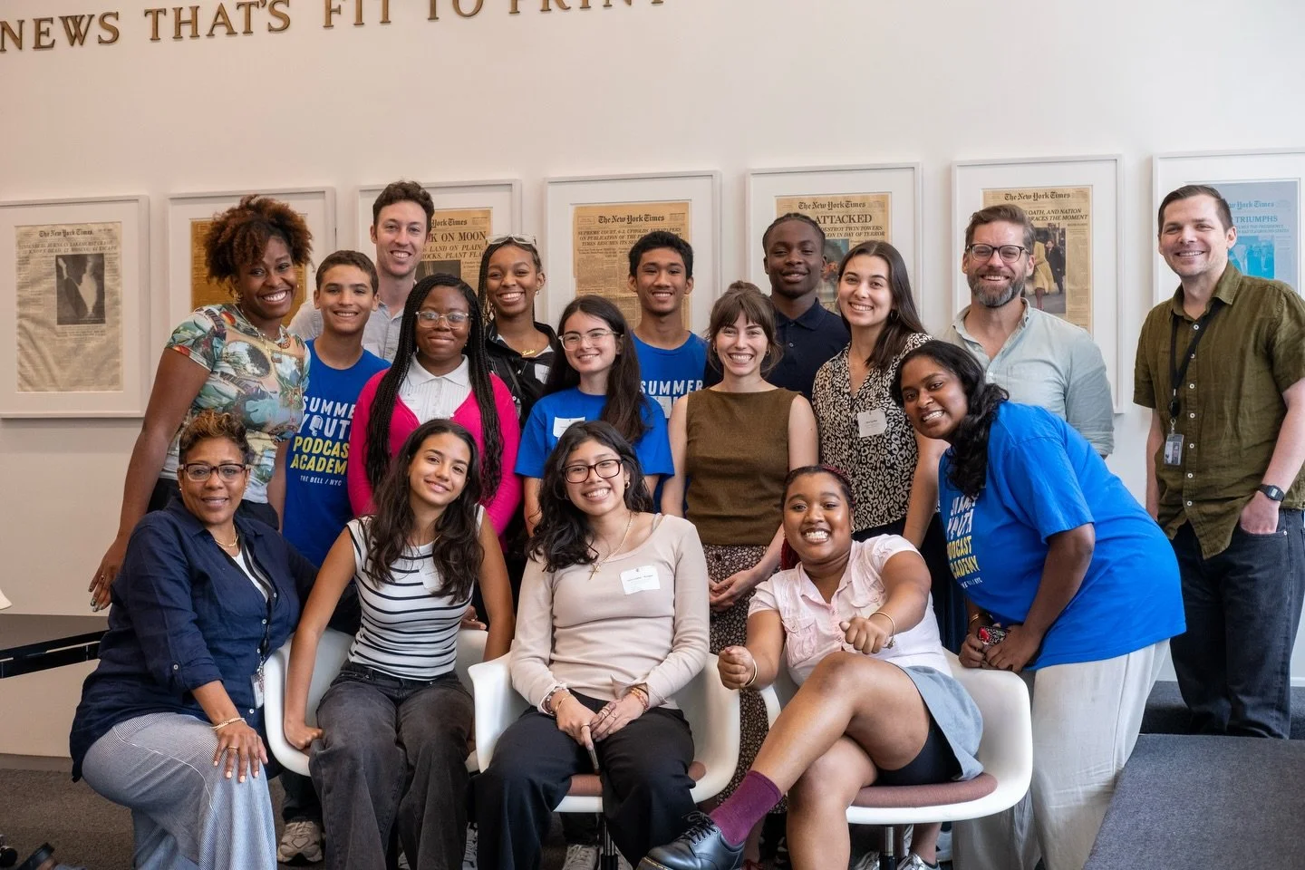 A season of gratitude! 🍂 We had the best time at The New York Times with our SYPA &rsquo;25 student reporters. They got to sit down for a Q&amp;A with producers from across NYT Audio &mdash; including The Daily, Cannonball, The Culture Desk, Modern 