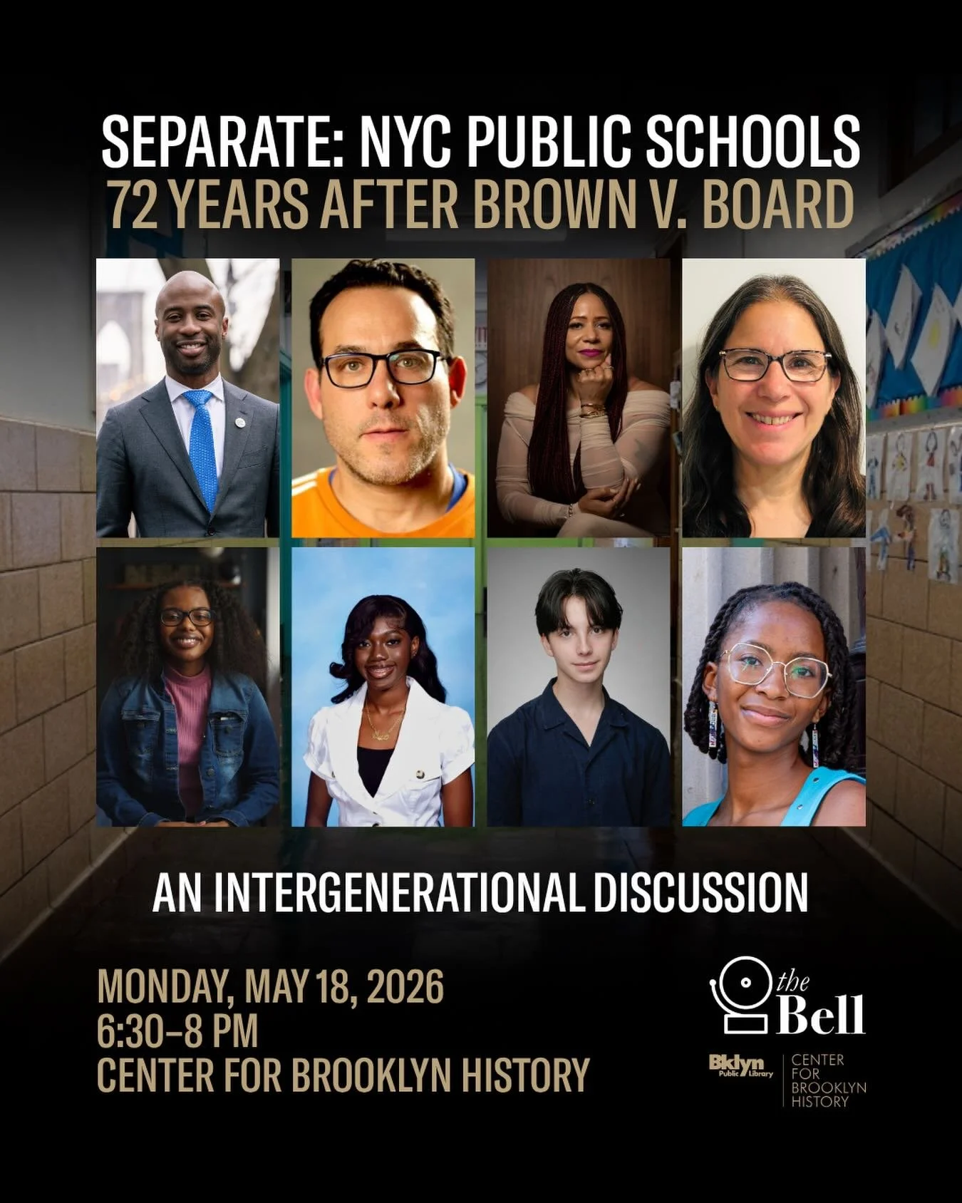 To mark 72 years since the historic Brown v. Board of Education decision, join us for a live recording of the student-led Miseducation podcast and an intergenerational look at inequities in New York City public schools. 🎓

Bringing together students
