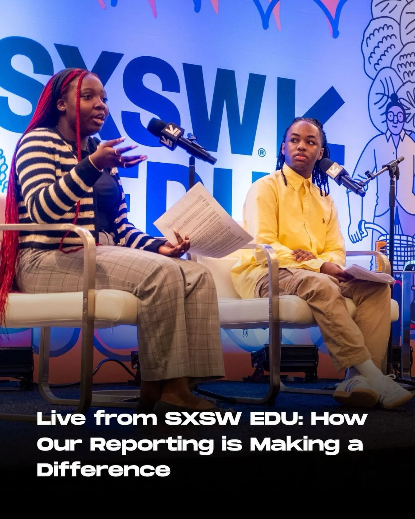 At @sxswedu 2026, The Bell&rsquo;s student journalists discussed the tangible impact their reporting has had on their schools and communities in a special live-recorded episode of Miseducation. 

🎧 Listen now wherever you get podcasts. 

Photo by Sa