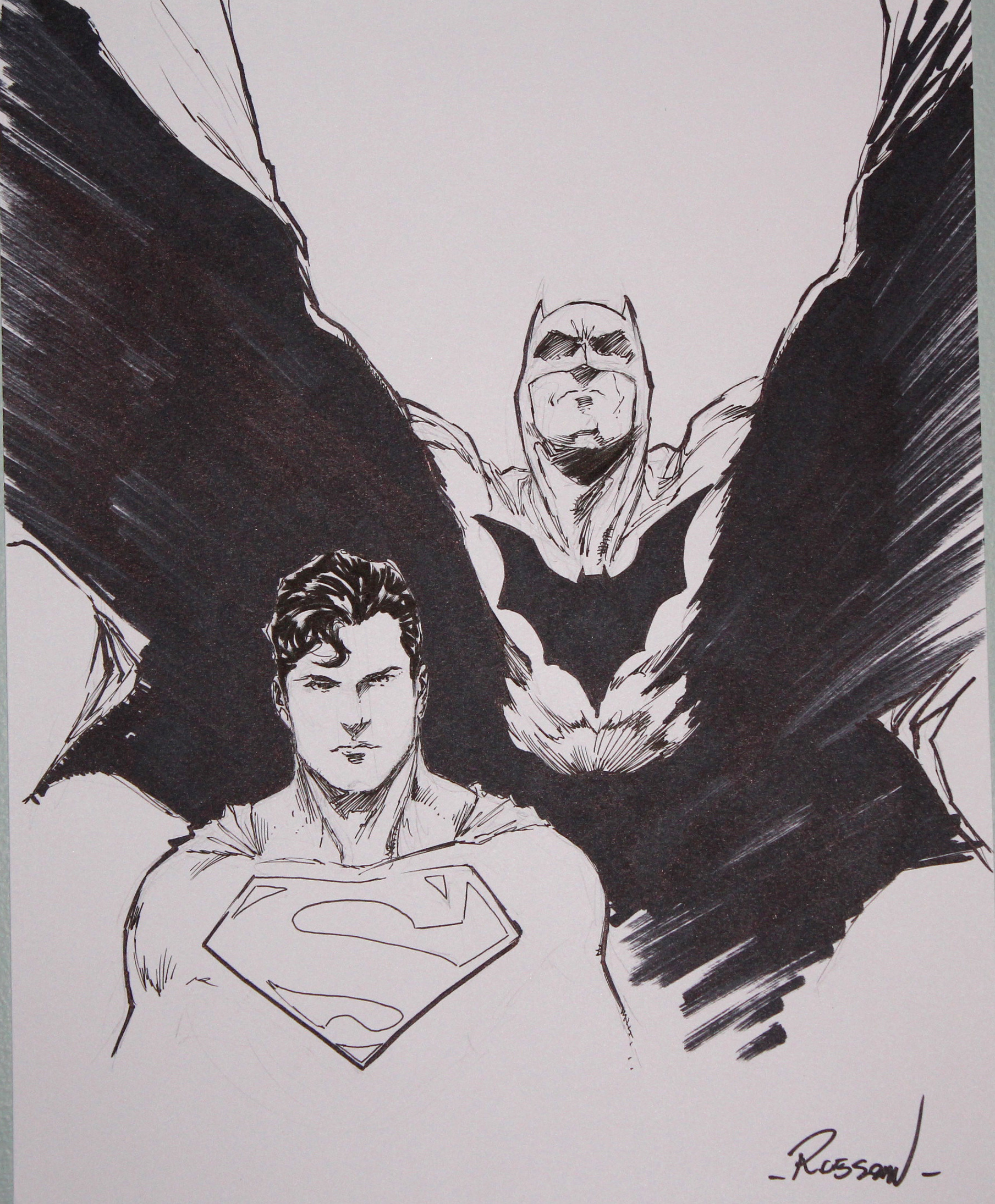 Superman and Batman by Robson Rocha