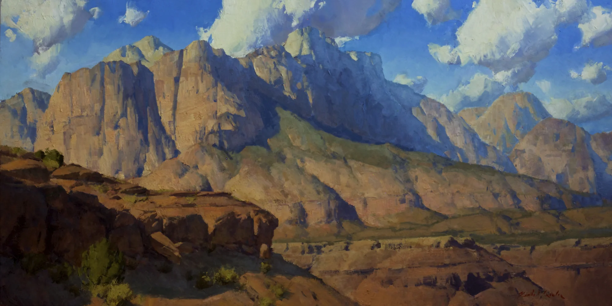 A Zion Greeting 24x48