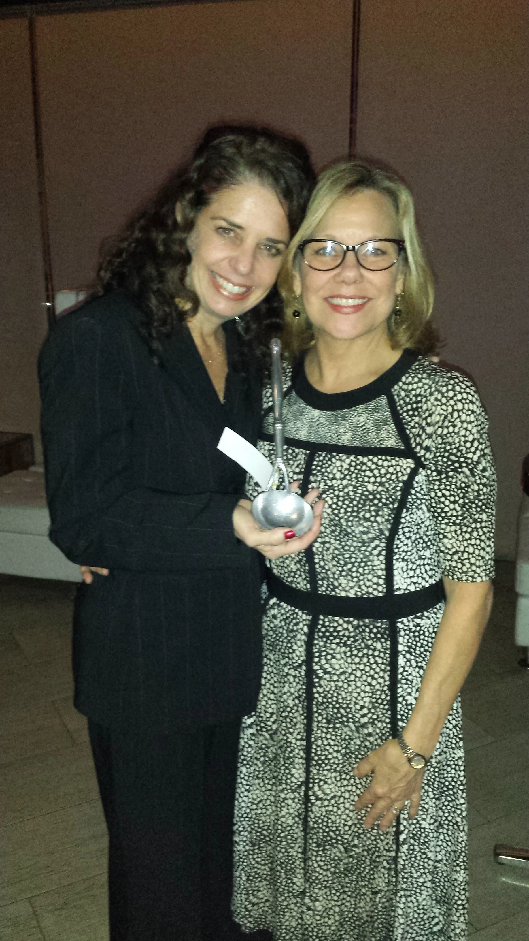 While with LevLane: With Sarah Jolles, Executive Director of Sales & Marketing for client Rydal Park, and Philadelphia PRSA Pepperpot Award