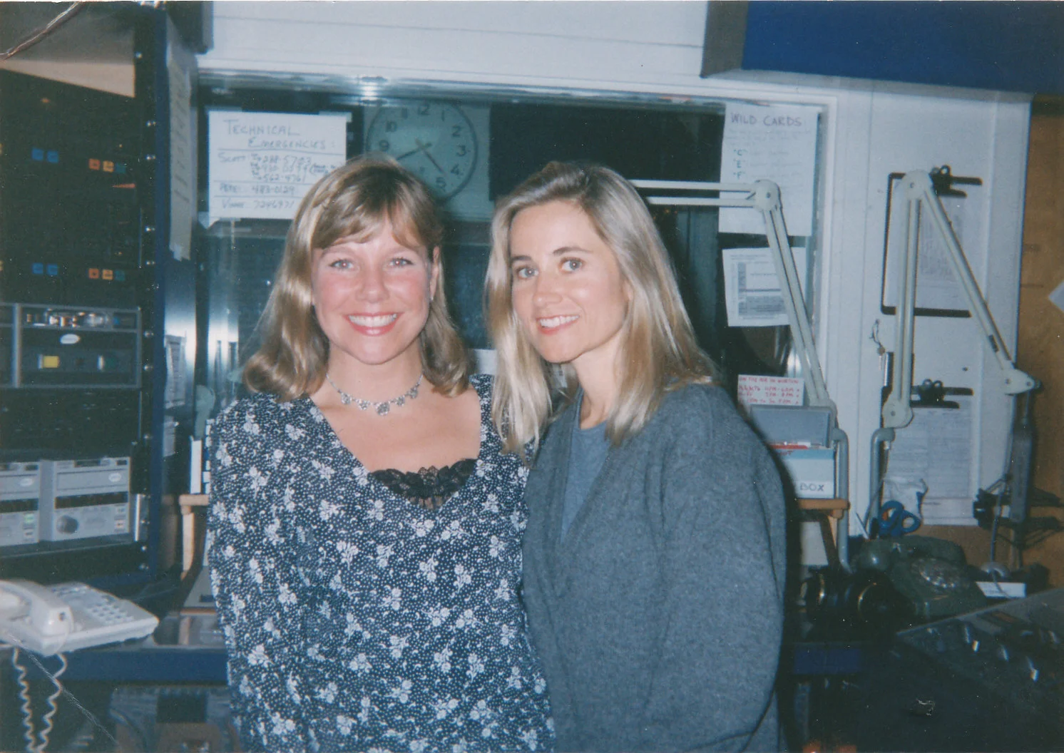 While with WXPN: Interviewing Maureen McCormick (Marcia from The Brady Bunch )