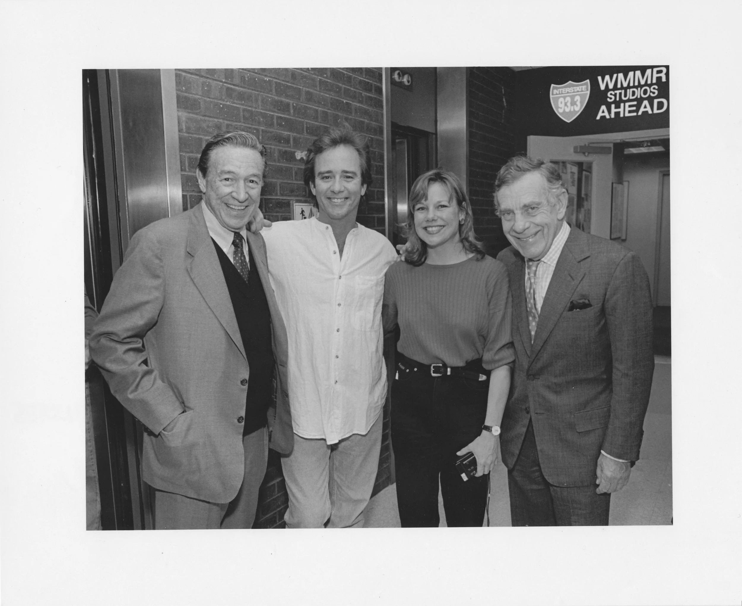 While with WMMR: With Matt Cord and Mike Wallace and Morley Safer from 60 Minutes