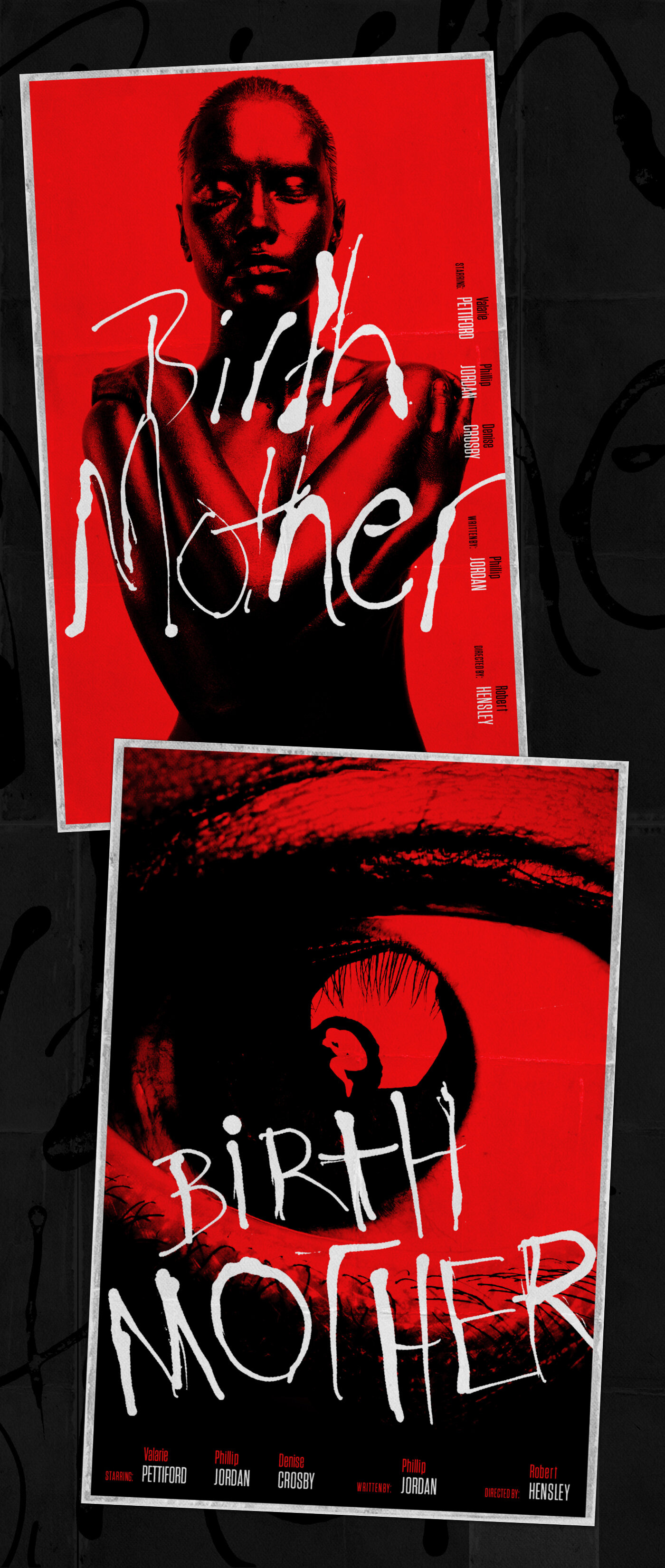 Poster for the horror film Birth Mother