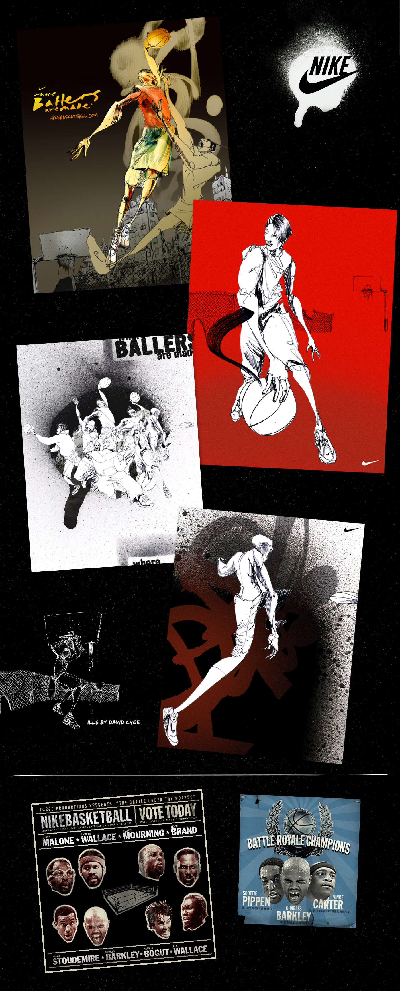 Posters for Nike Basketball