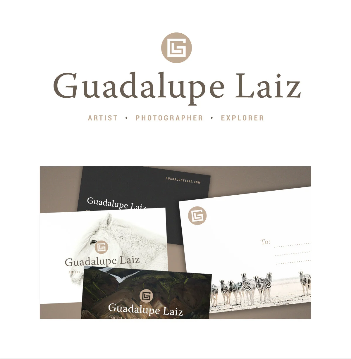 Logo & Branding for Photographer Guadalupe Laiz