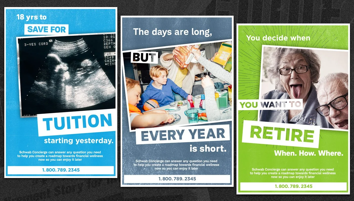 Poster Exploration for Charles Schwab