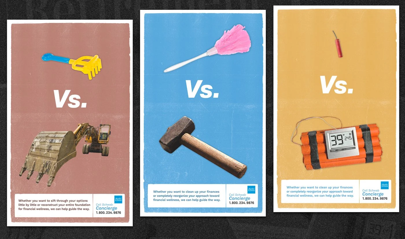 Poster Exploration for Charles Schwab