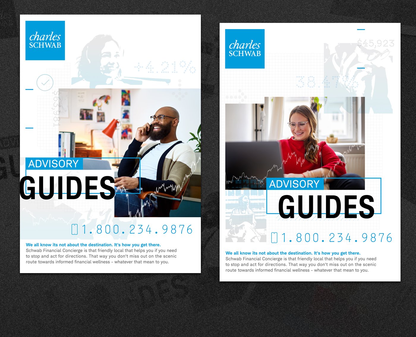 Poster Exploration for Charles Schwab