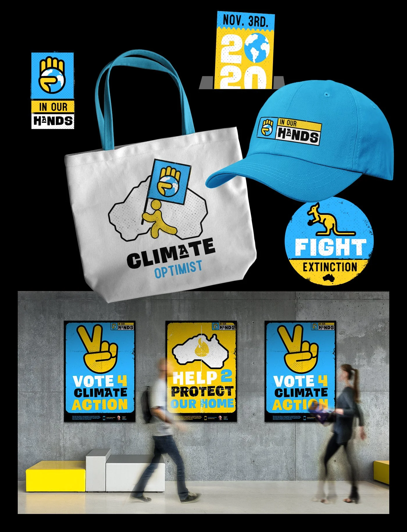 Branding concepts for a Climate Change campaign