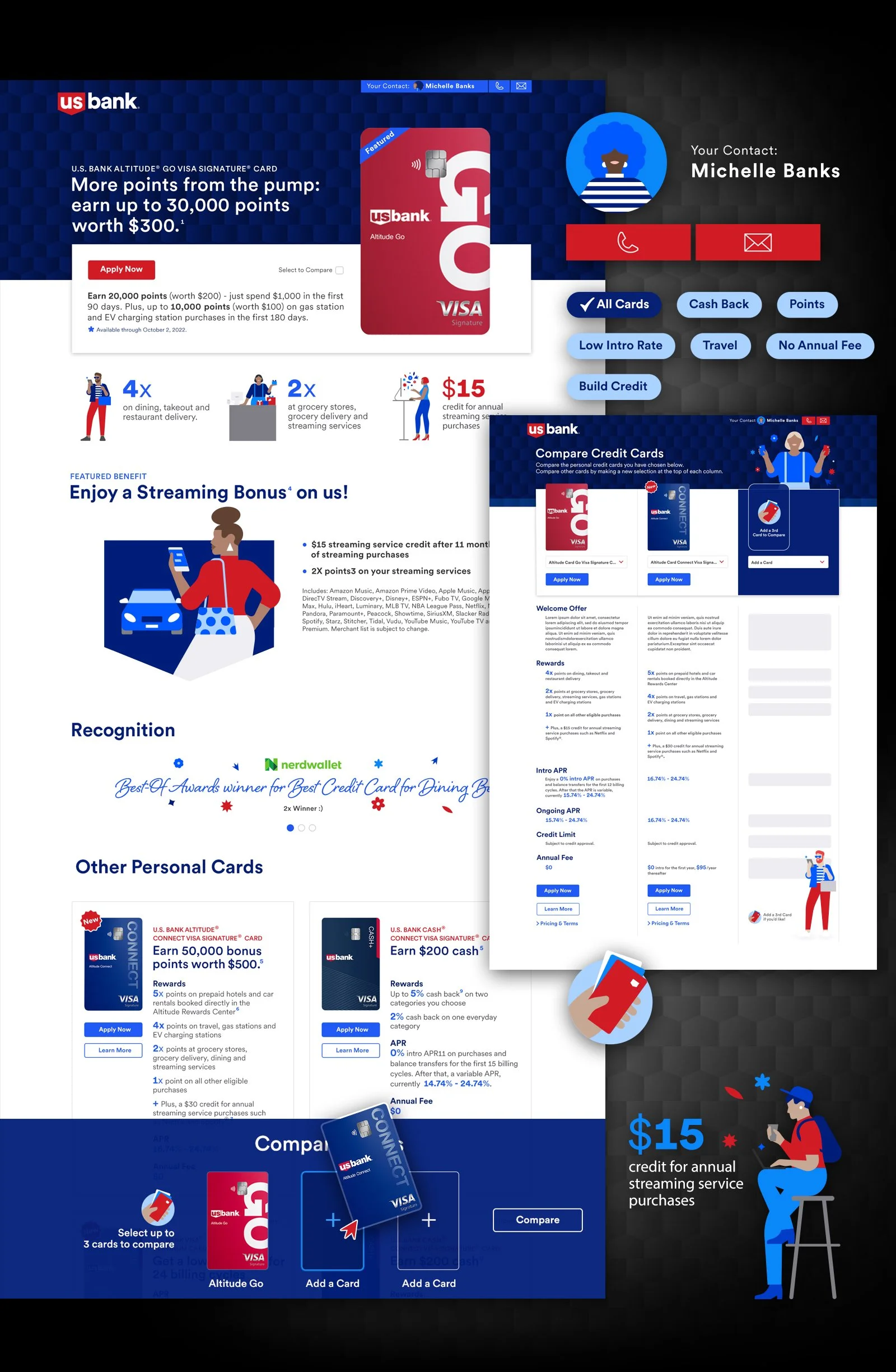 US Bank UI Design