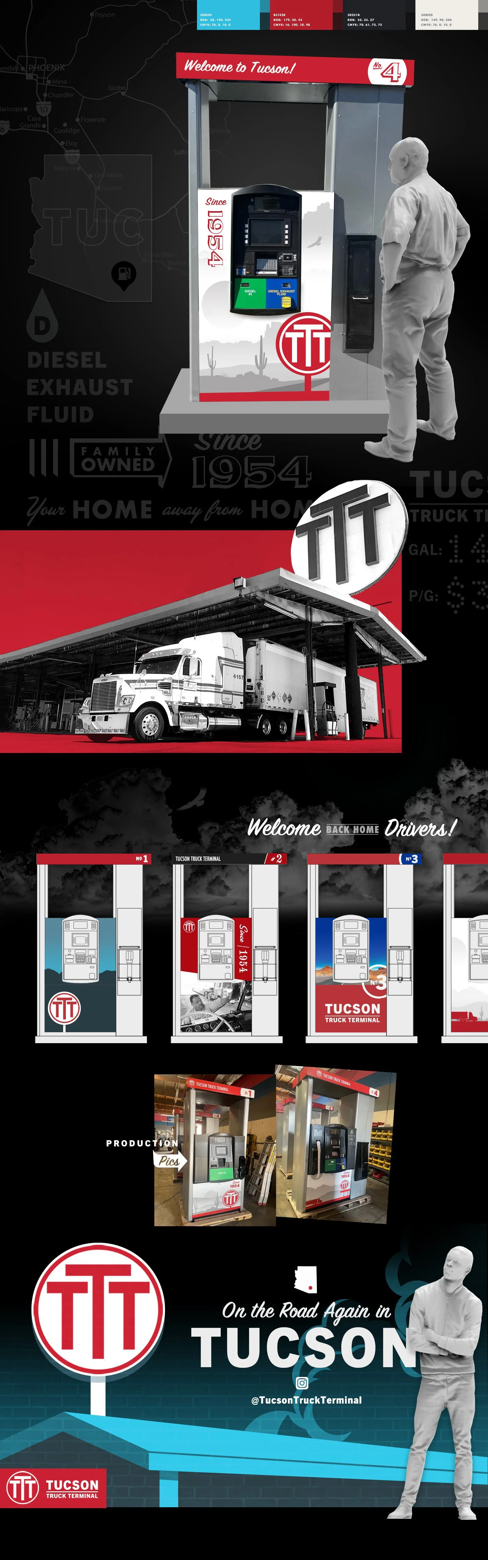 Branding for a Truck Stop