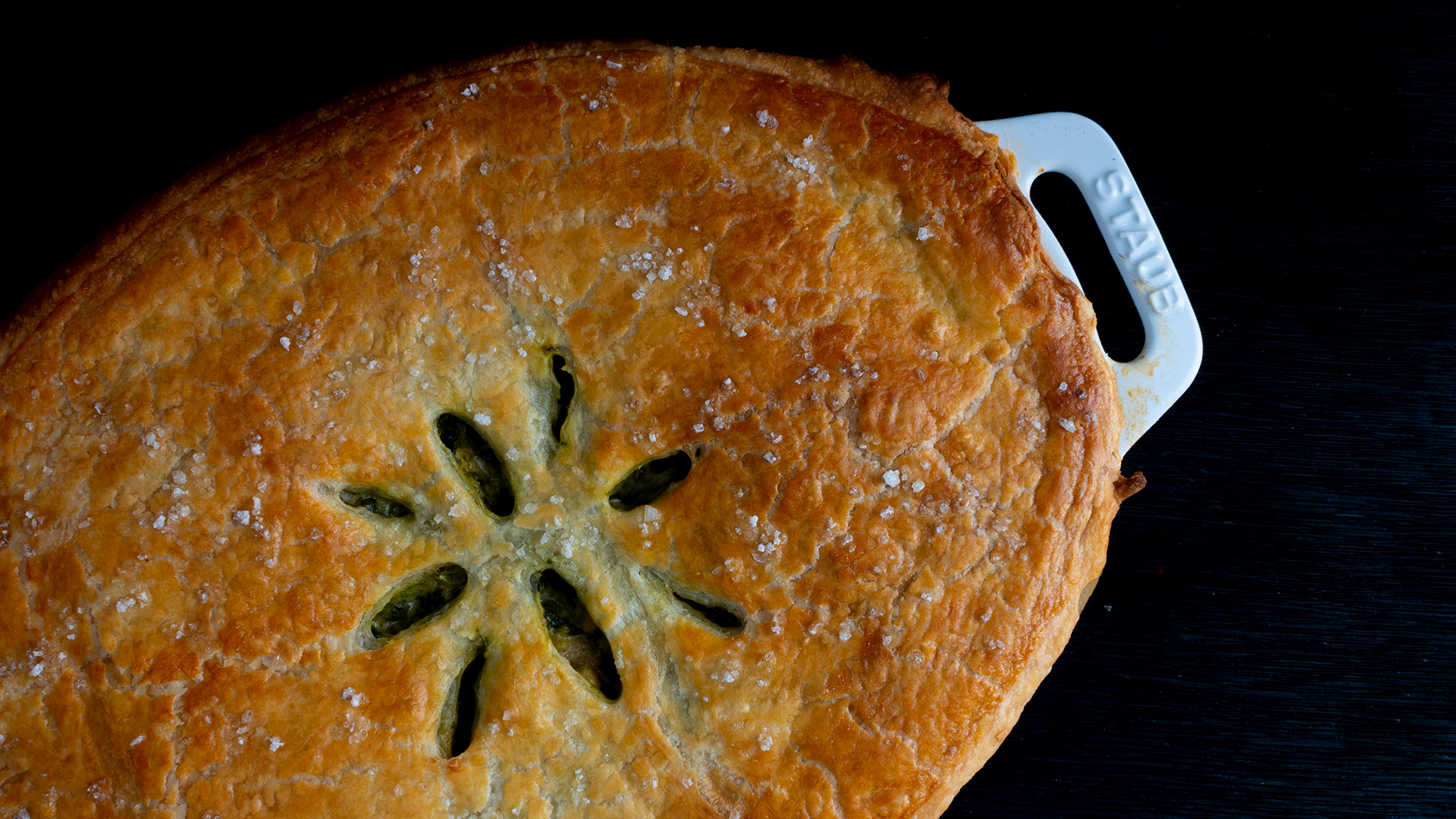 Cheesy Greens Potpie