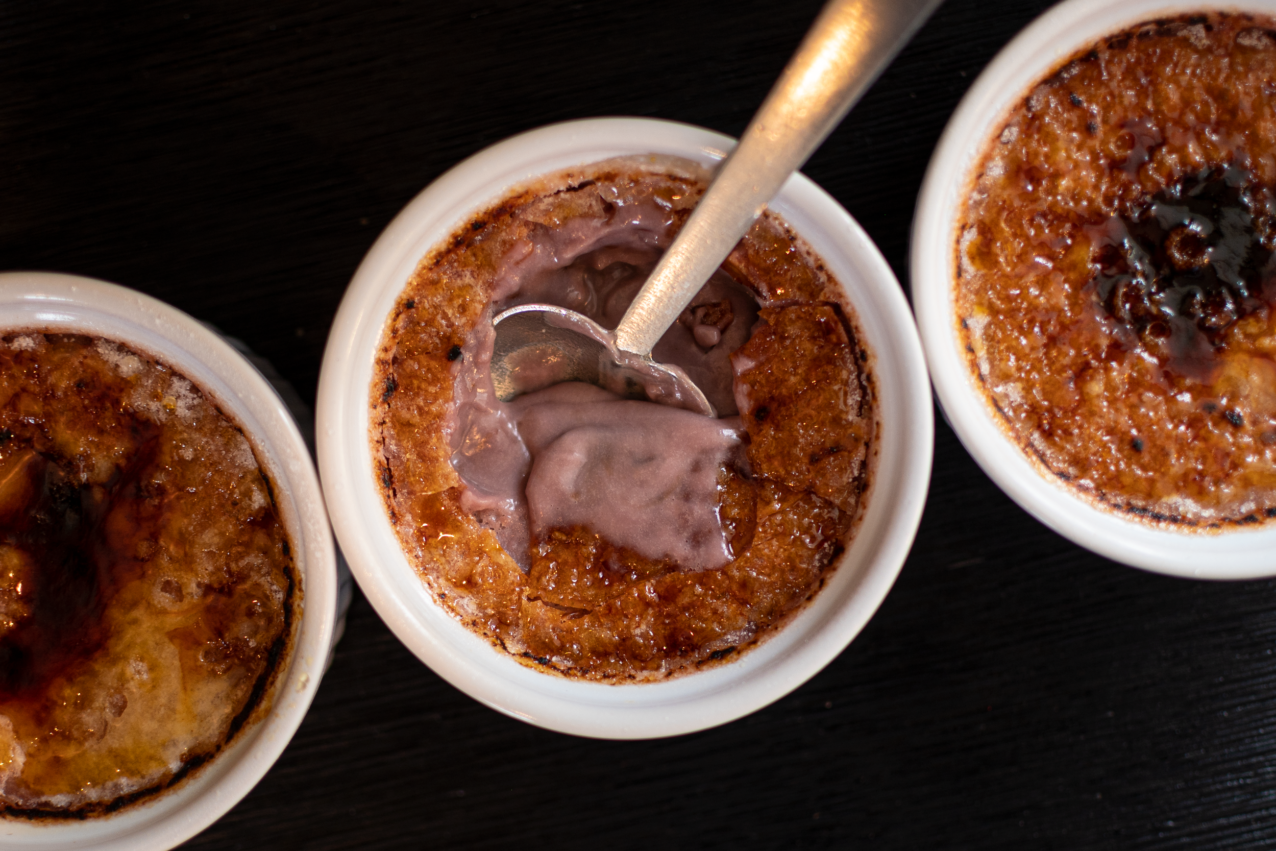 Lavender Sweet Potato Creme Brûlée