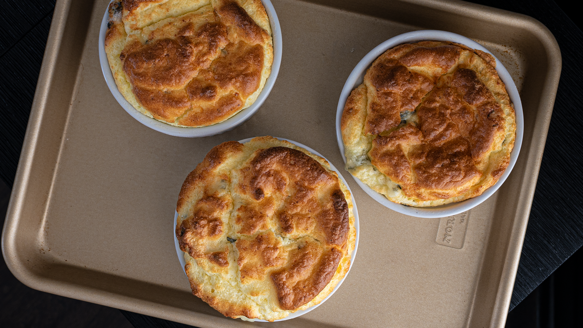 Blue Cheese Soufflé