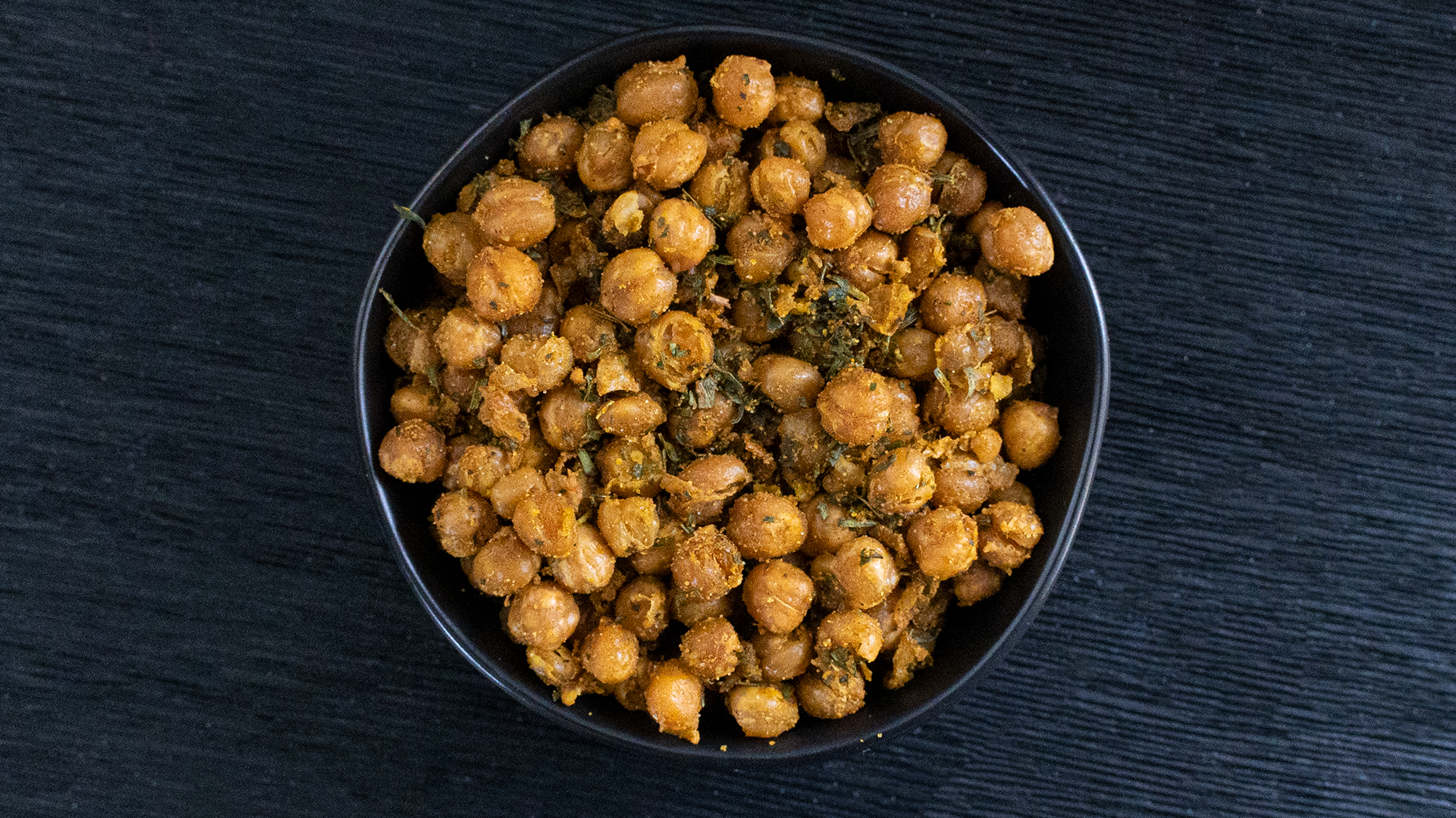 Crispy Curry Chickpeas