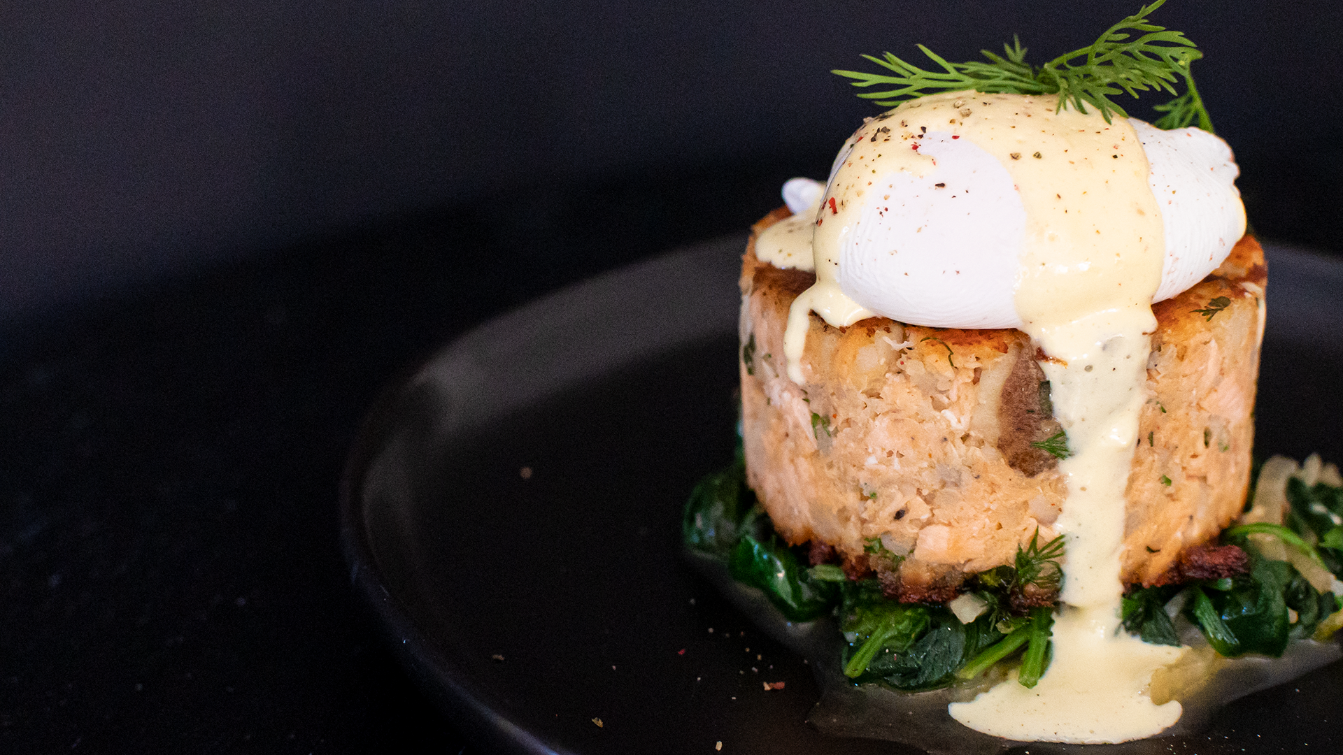 Salmon Cake Benedict