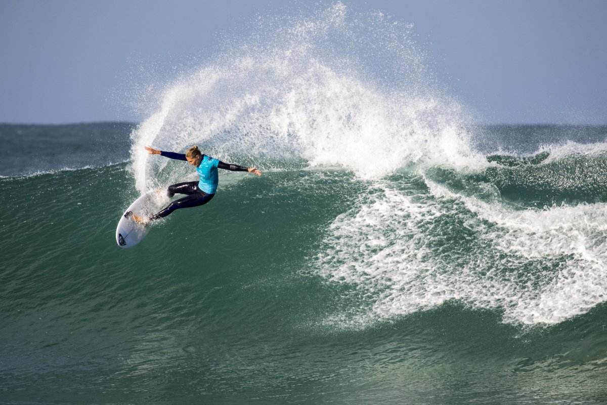 Steph knows how to win at J-Bay