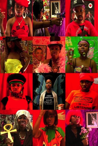Damali Abrams, "Autobiography of a Year", 2010, Video stills