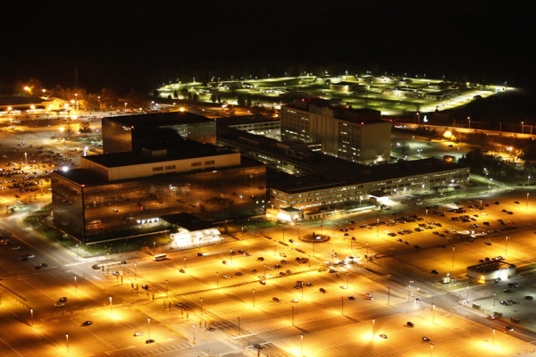 Trevor Paglen for “Little Sister (is watching you, too)”, aerial photograph of the National Security Agency, 2013, commissioned by Creative Time Reports, courtesy of Pratt Institute